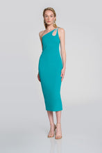 Load image into Gallery viewer, Scuba Crepe One Shoulder Dress