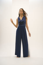 Load image into Gallery viewer, Satin and Crepe Wide Leg Jumpsuit