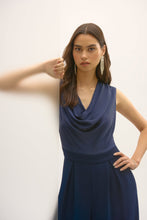 Load image into Gallery viewer, Satin and Crepe Wide Leg Jumpsuit