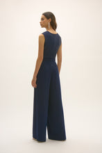 Load image into Gallery viewer, Satin and Crepe Wide Leg Jumpsuit