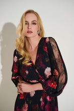 Load image into Gallery viewer, Pleated Chiffon Floral Dress