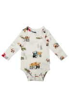 Load image into Gallery viewer, Long Sleeve Body Suit - Happy Trucks