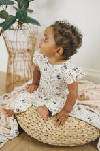 Load image into Gallery viewer, Ruffle Romper - Bumble Bees