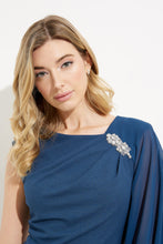 Load image into Gallery viewer, Draped Chiffon Dress