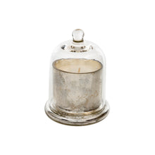 Load image into Gallery viewer, Silver Amber Spruce Cloche Candle - Small