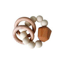 Load image into Gallery viewer, Hayes Silicone + Wood Teether Ring