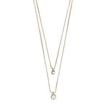 Load image into Gallery viewer, Lucia 2-in-1 Crystal Necklace - Gold