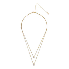 Load image into Gallery viewer, Lucia 2-in-1 Crystal Necklace - Gold