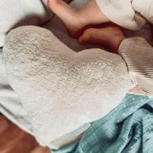 Load image into Gallery viewer, Fleece Heart Pillow