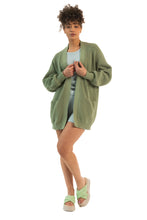 Load image into Gallery viewer, Opal Oversized Cardigan - Laurel Green