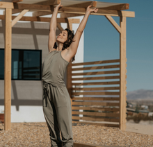 Load image into Gallery viewer, Venice High Neck Tank - Olive Oil