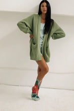 Load image into Gallery viewer, Opal Oversized Cardigan - Laurel Green