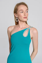 Load image into Gallery viewer, Scuba Crepe One Shoulder Dress
