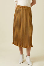 Load image into Gallery viewer, Gold Pleated Skirt
