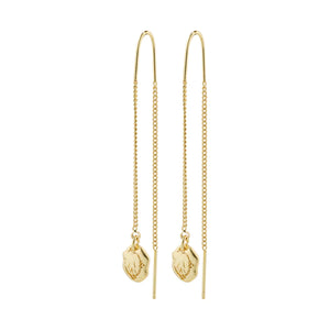 Jola Long Chain Earrings - Gold