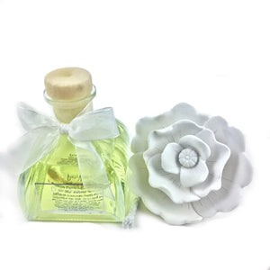Sunshine Rose Ceramic Flower Diffuser Gift Set - Beautiful