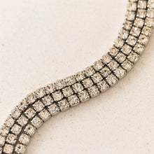 Load image into Gallery viewer, Tennis Layered Bracelet - Silver
