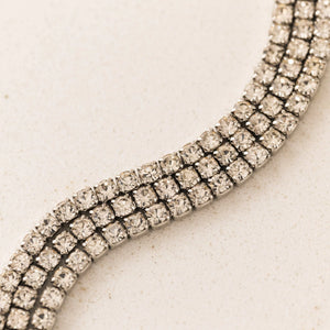 Tennis Layered Bracelet - Silver