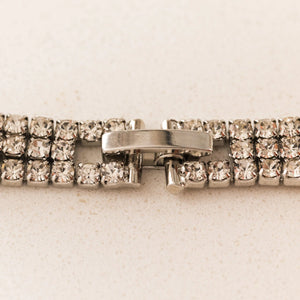 Tennis Layered Bracelet - Silver