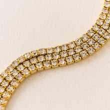 Load image into Gallery viewer, Tennis Layered Bracelet - Gold

