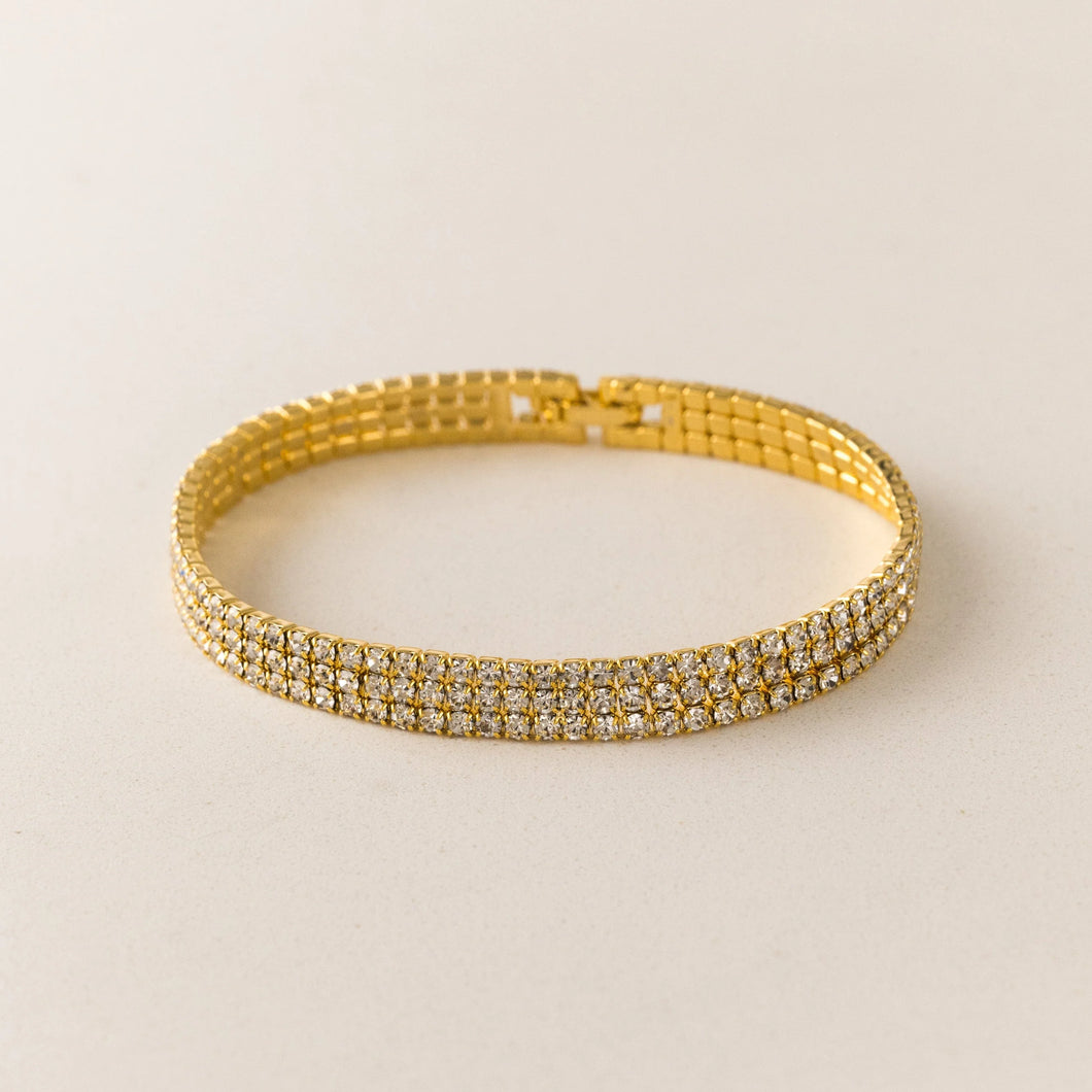 Tennis Layered Bracelet - Gold