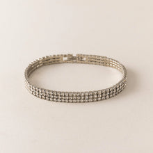 Load image into Gallery viewer, Tennis Layered Bracelet - Silver
