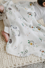 Load image into Gallery viewer, Muslin Swaddle - Hedgehogs
