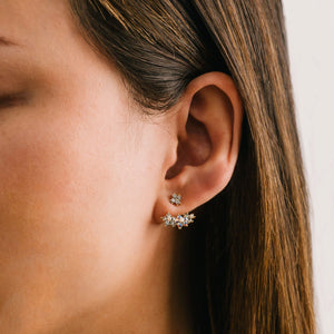 Petal Pusher Ear Jacket - Clear