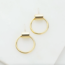 Load image into Gallery viewer, Small Swing Hoops - Gold
