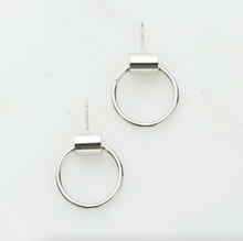 Load image into Gallery viewer, Small Swing Hoops - Silver
