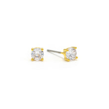 Load image into Gallery viewer, Solitaire Crystal Fete Stud Earrings
