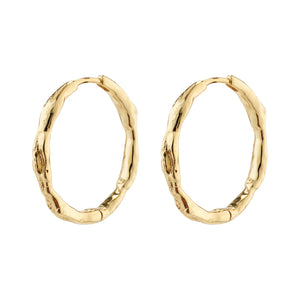 Eddy Large Hoops - Gold