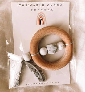 Dreamcatcher Silicone + Wood Teether