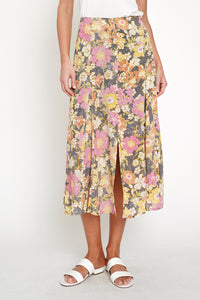 Floral Print Skirt