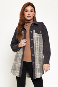 Plaid Shirt Jacket