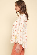 Load image into Gallery viewer, Printed Flowy Blouse - Cream

