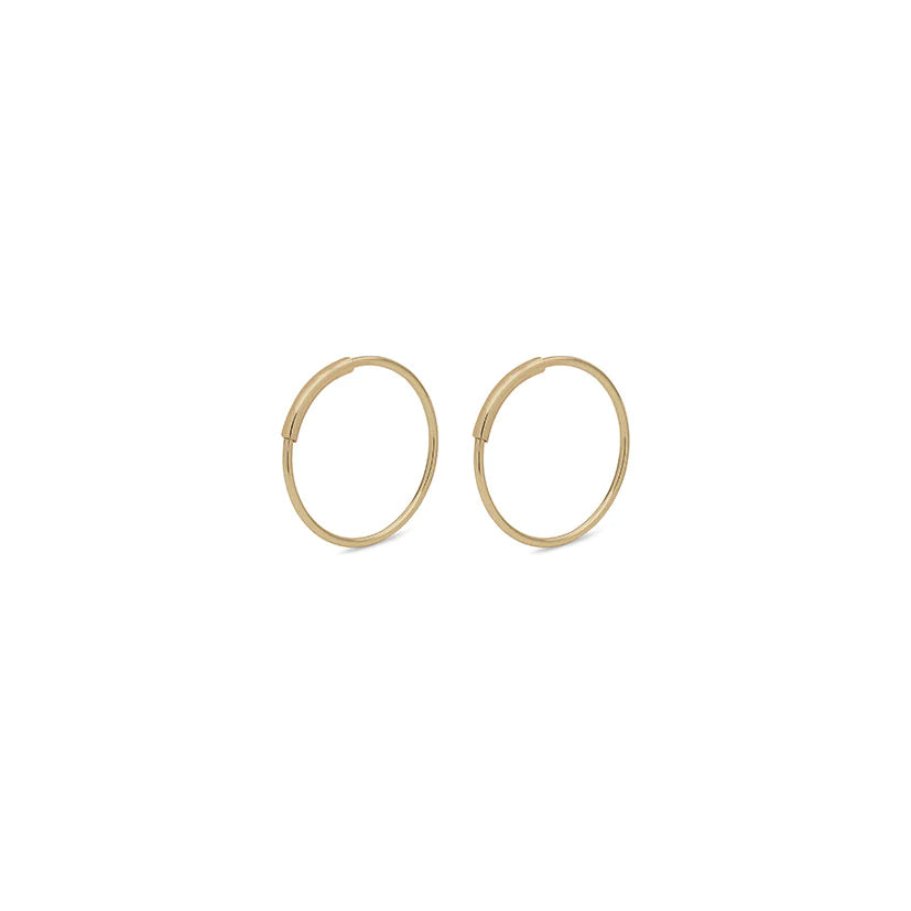 Raquel 14mm Earrings - Gold