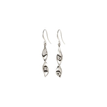 Load image into Gallery viewer, Elaine Twirl Earrings - Silver
