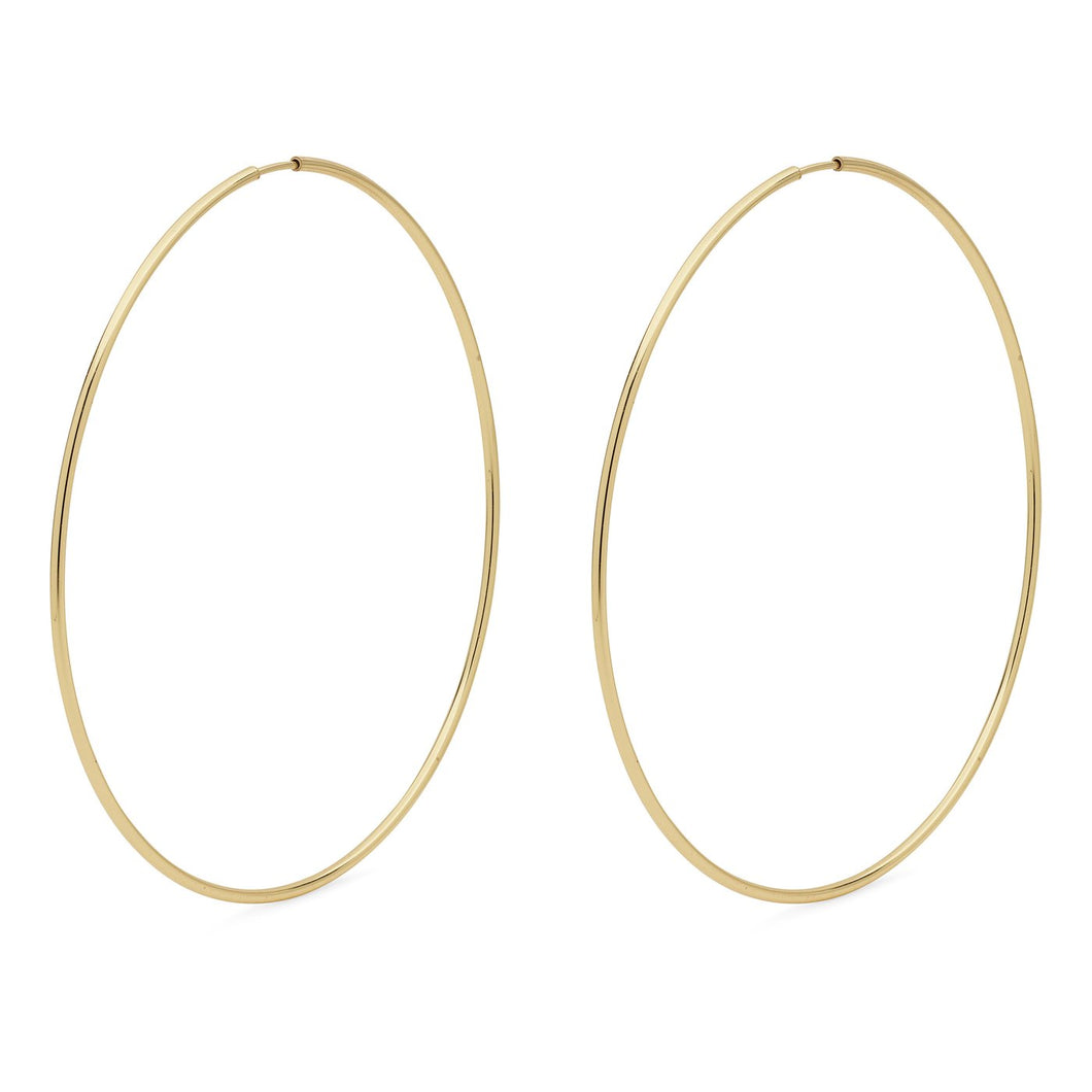Sanne 60mm Earrings - Gold