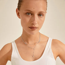 Load image into Gallery viewer, Kamari Crystal Necklace - Silver
