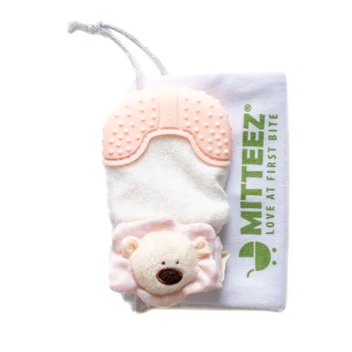 WRISTEEZ™ Organic Baby Teething Wristlet Rattle - Milly the Lamb