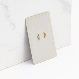 Olive Climber Earrings - Gold