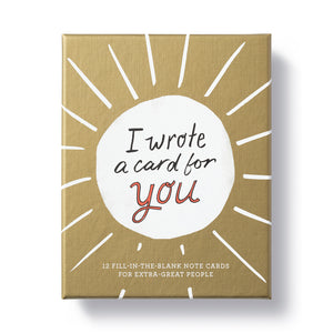 I Wrote A Card For You Card Kit