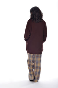 Opal Oversized Cardigan - Dark Espresso