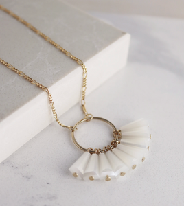 Confetti Necklace - White