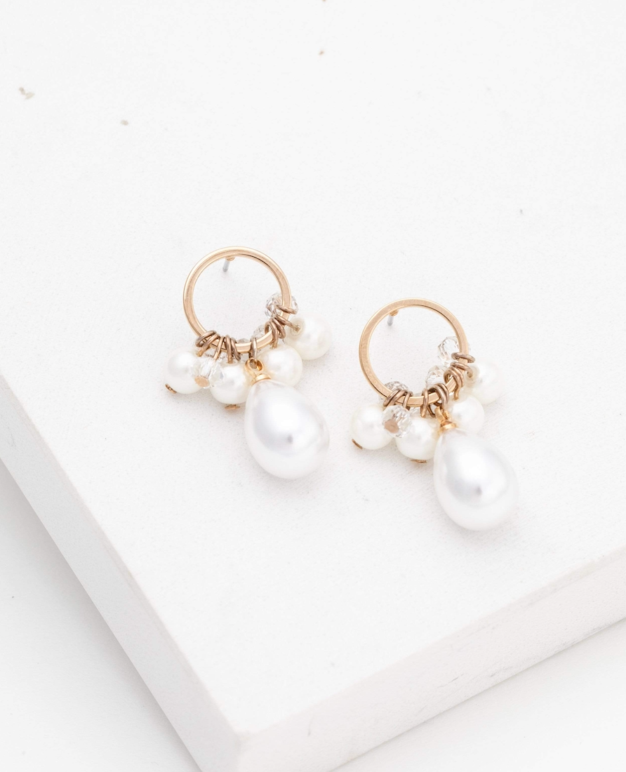 Contessa Pearl Drop Earrings
