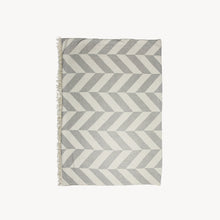 Load image into Gallery viewer, Large Chevron Fleece-Lined Throw
