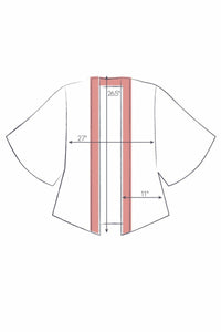 Trailing Wisteria Lux Kimono Jacket