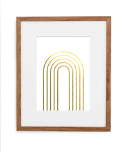 Load image into Gallery viewer, Rainbow Gold Foil Print
